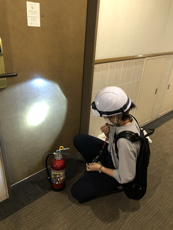 Fire training
[Nishitetsu Inn Tenjin]